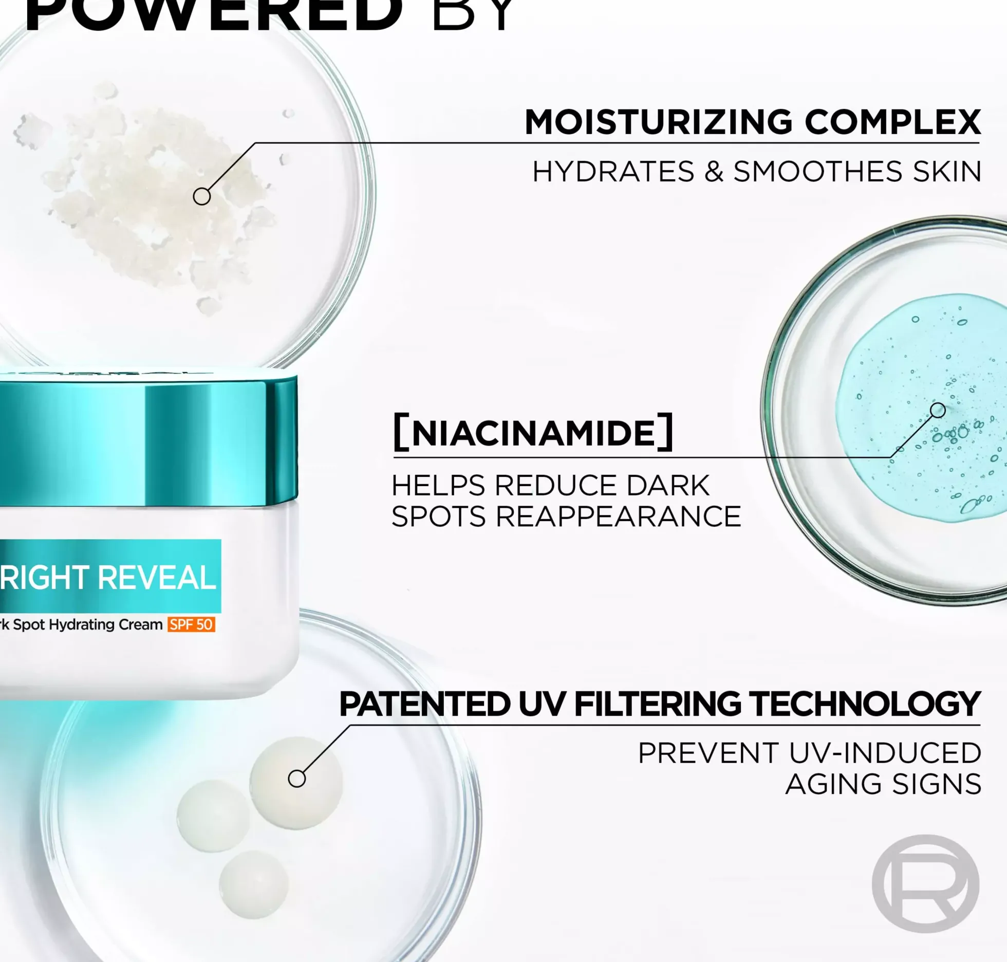Loreal ParisBright Reveal Dark Spot Hydrating Cream SPF50 50 ml