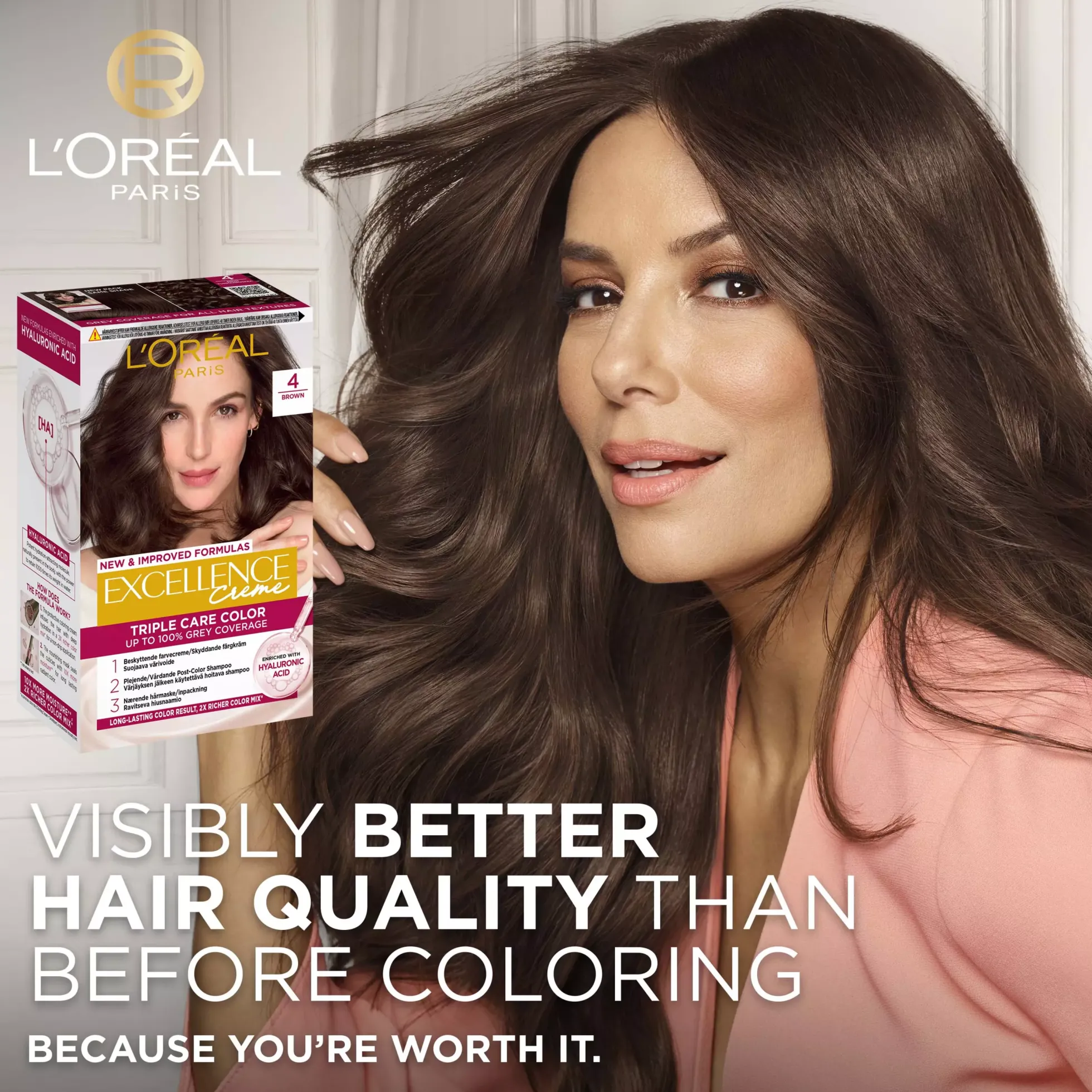 Loreal Paris Bundle Excellence 5 Natural Light Brown & Magic Retouch Roots 3 Brown 75 ml