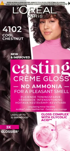 Loreal ParisCasting Creme Gloss Casting Crème Gloss 4102 Cool Chestnut