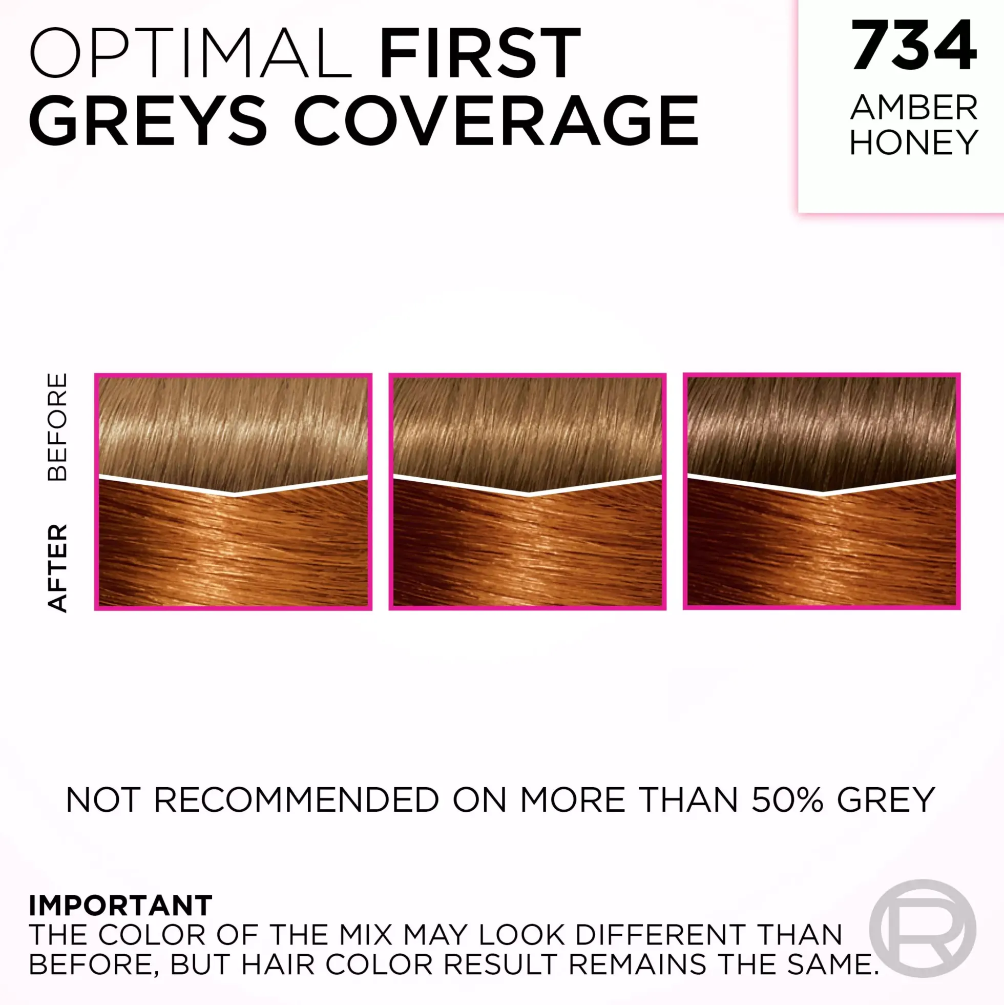 Loreal Paris Casting Crème Gloss Semi-permanent Coloration 734 Amber Honey