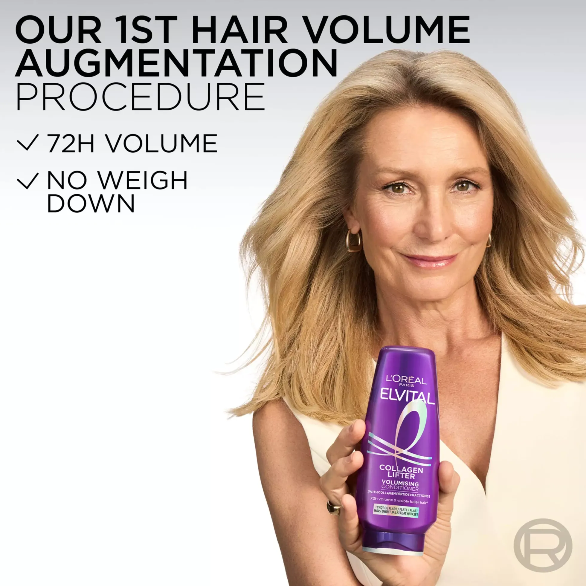 Loreal ParisElvital Collagen Lifter Shampoo 250 ml & Conditioner 200ml & Big Hair Day Refreshing Volume Spray 200 ml
