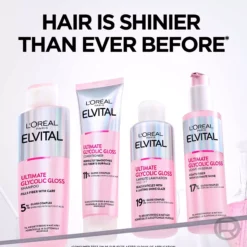 Loreal ParisElvital Glycolic Gloss Ultimate Rinse-Off Treatment For Dull Hair 200 ml