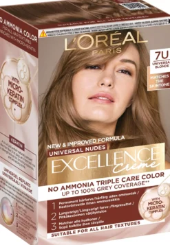 Loreal Paris Excellence Creme Universal Nudes 7U Universal Blonde