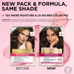 Loreal ParisExcellence Crème Triple Care Color 4 Brown