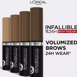 Loreal ParisInfaillible Brows 24H Volumizing Eyebrow Mascara 3.0 Brunette