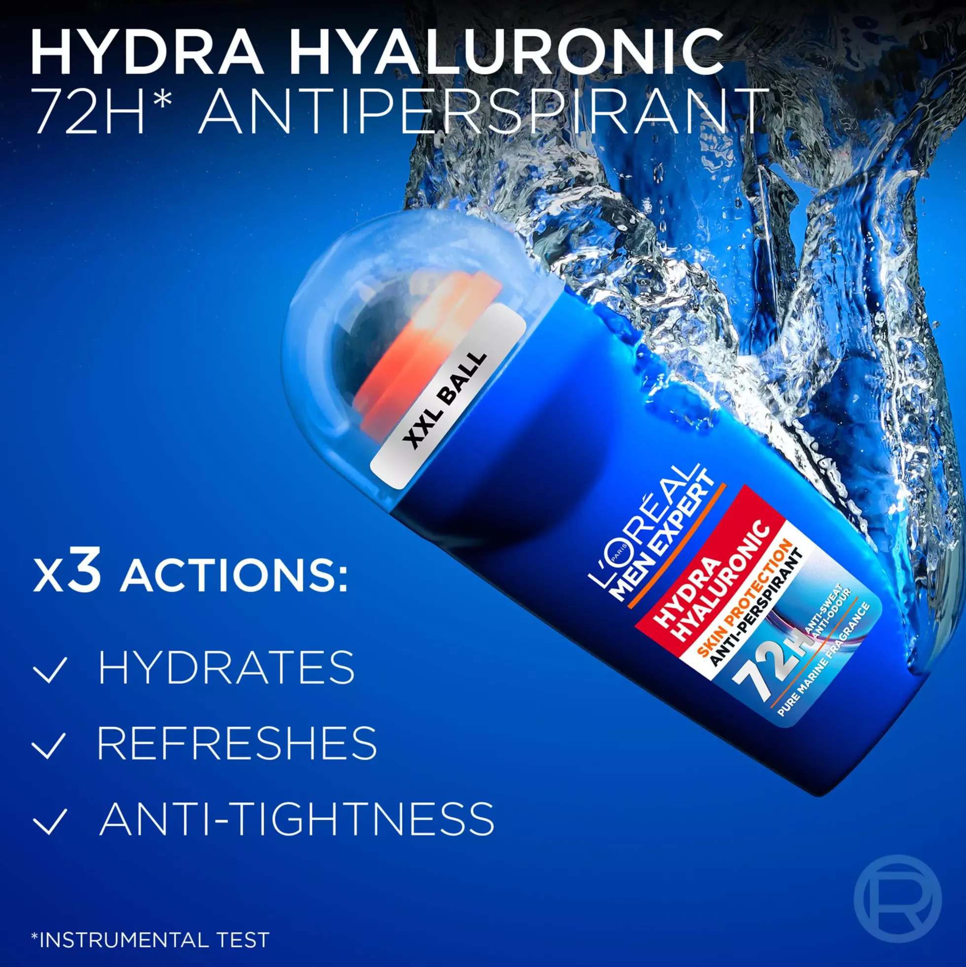Loreal ParisMen Expert Hydra Hyaluronic Deodorant Roll On 50 ml
