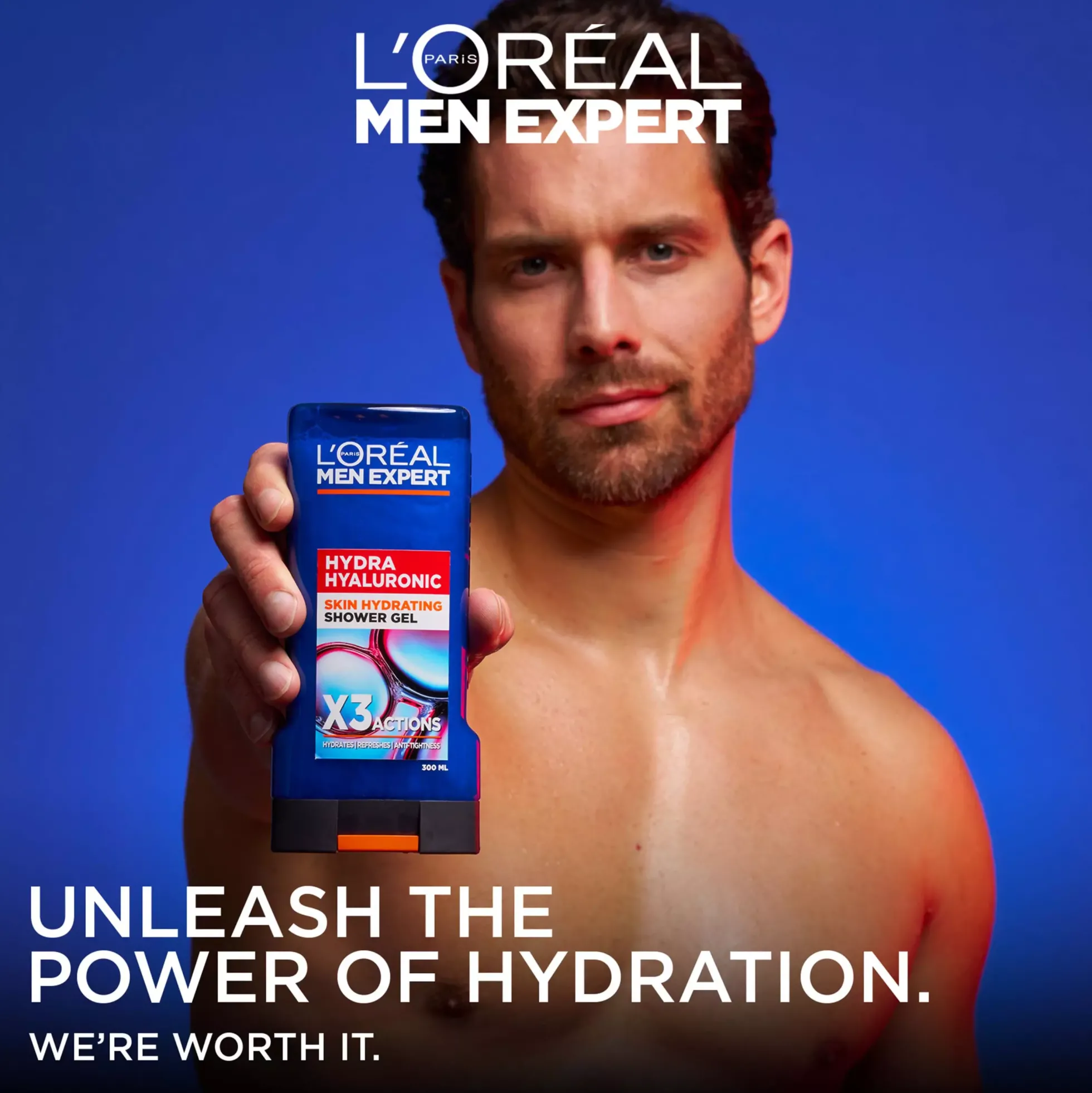 Loreal ParisMen Expert Hydra Hyaluronic Shower Gel 300 ml