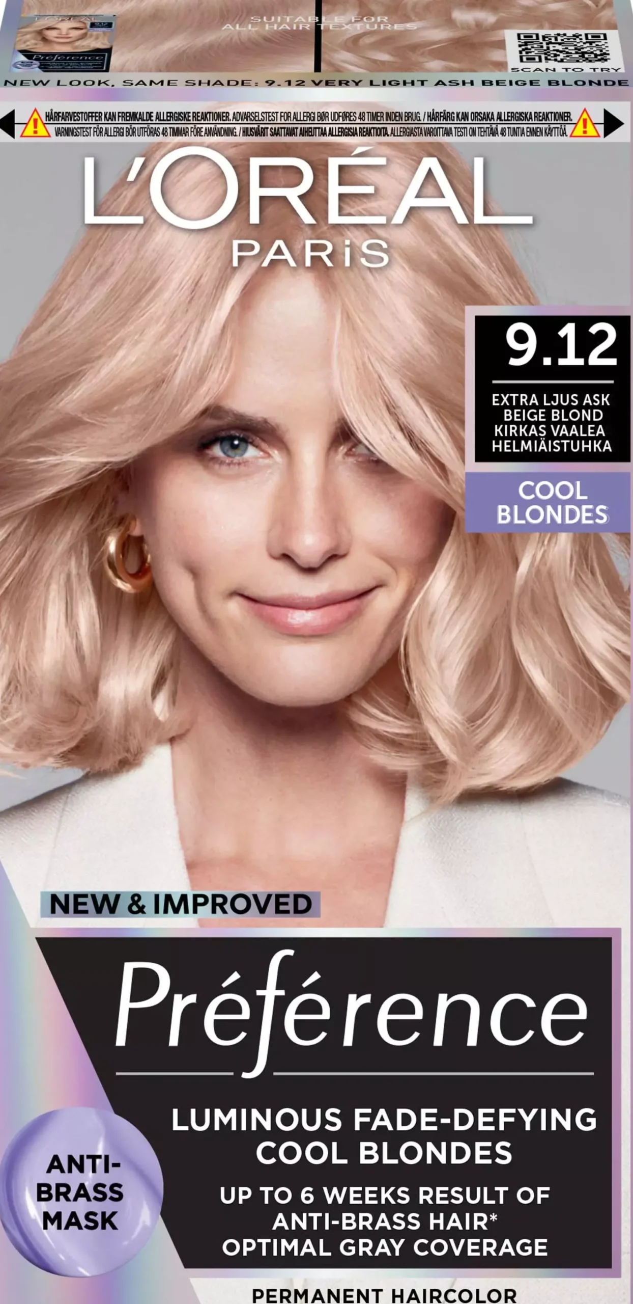 Loreal ParisPréférence Permanent Haircolor Cool Blondes