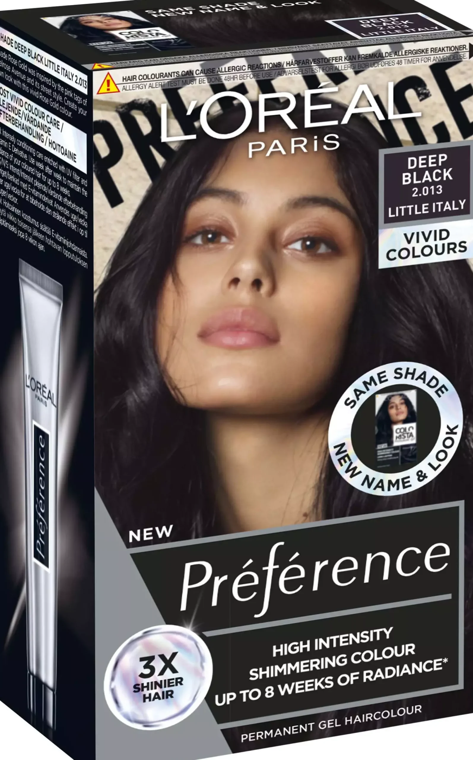 Loreal ParisPréférence Vivids Deep Black 2.013