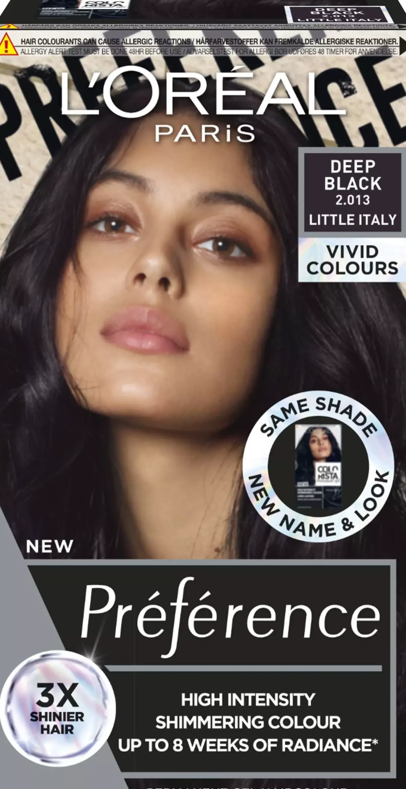 Loreal ParisPréférence Vivids Deep Black 2.013