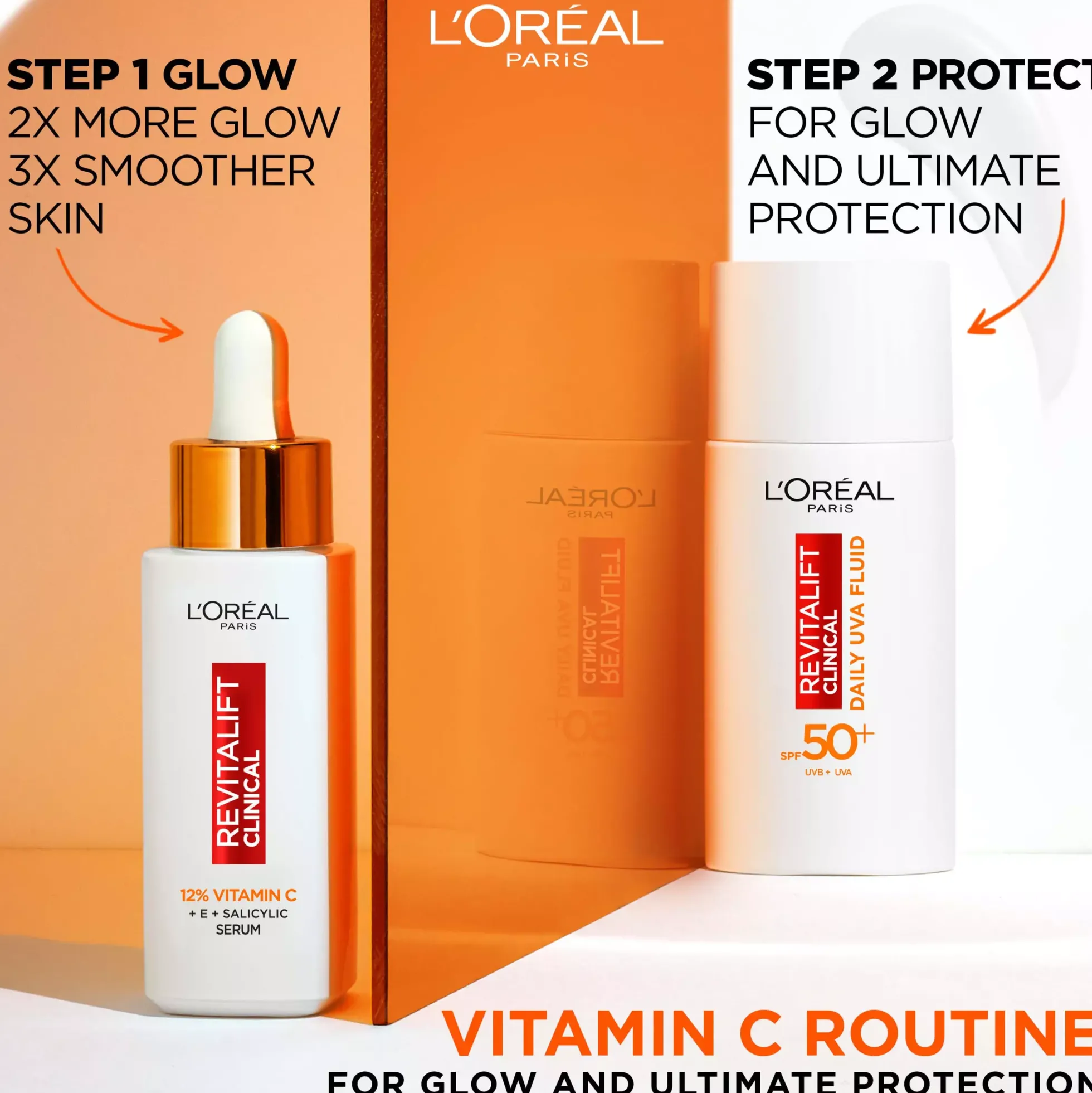 Loreal ParisRevitalift Clinical Daily Moisturizing UVA Fluid SPF50+ for Normal Skin 50 ml