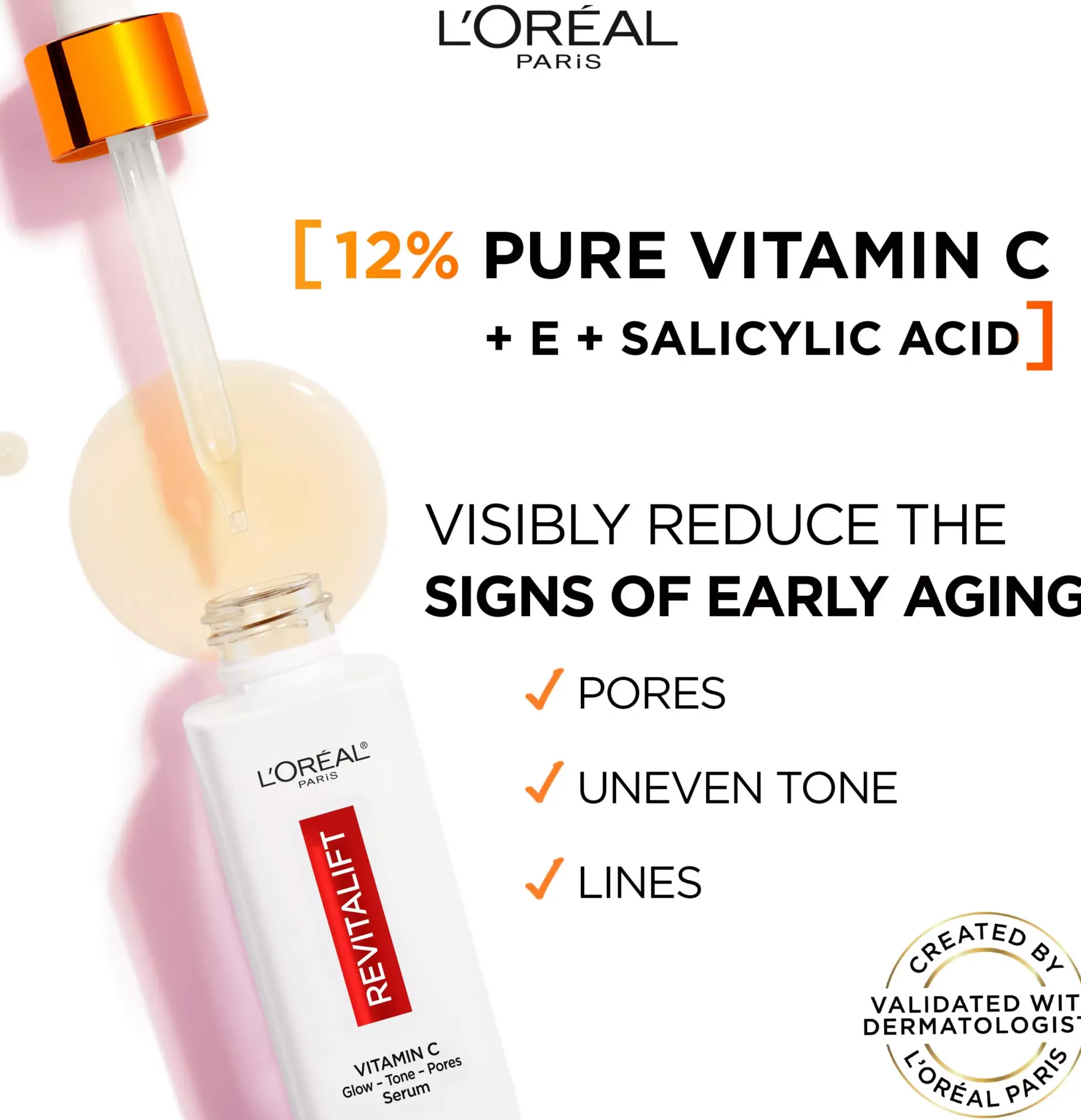 Loreal ParisRevitalift Clinical 12% Vitamin C Serum 30 ml