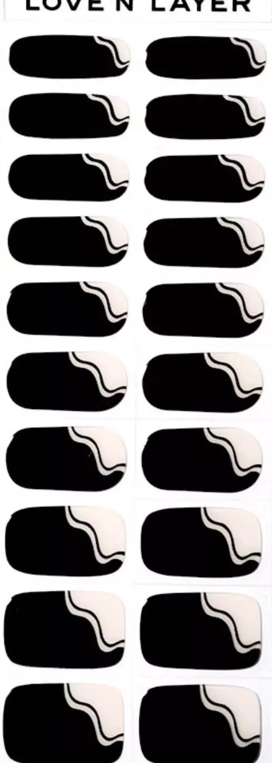 Love'n Layer French Swirl Black