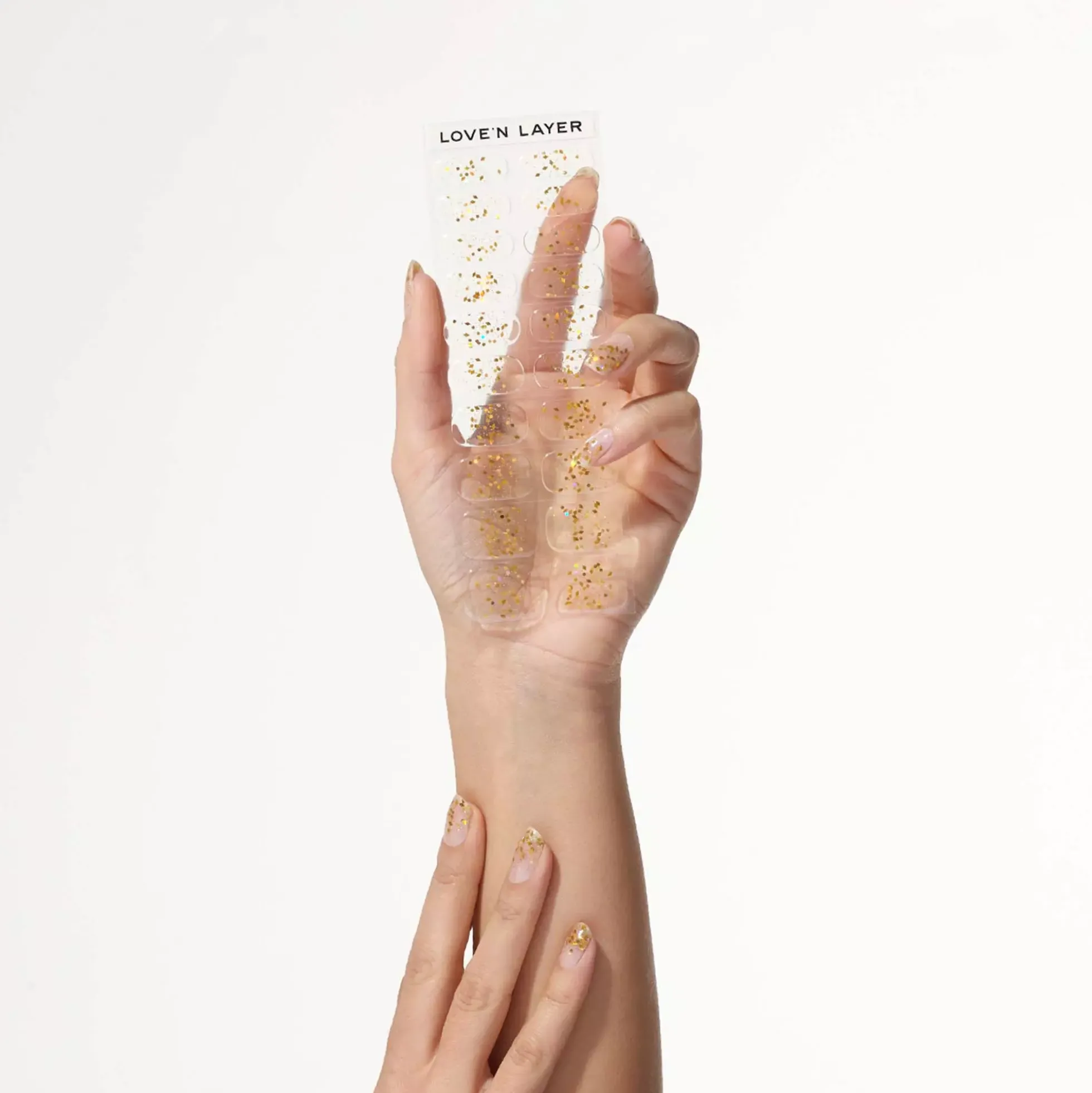 Love'n Layer Love Note Funky Sparkle Gold