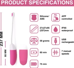 Magic Motion App Controlled Vibrating Egg - Vini