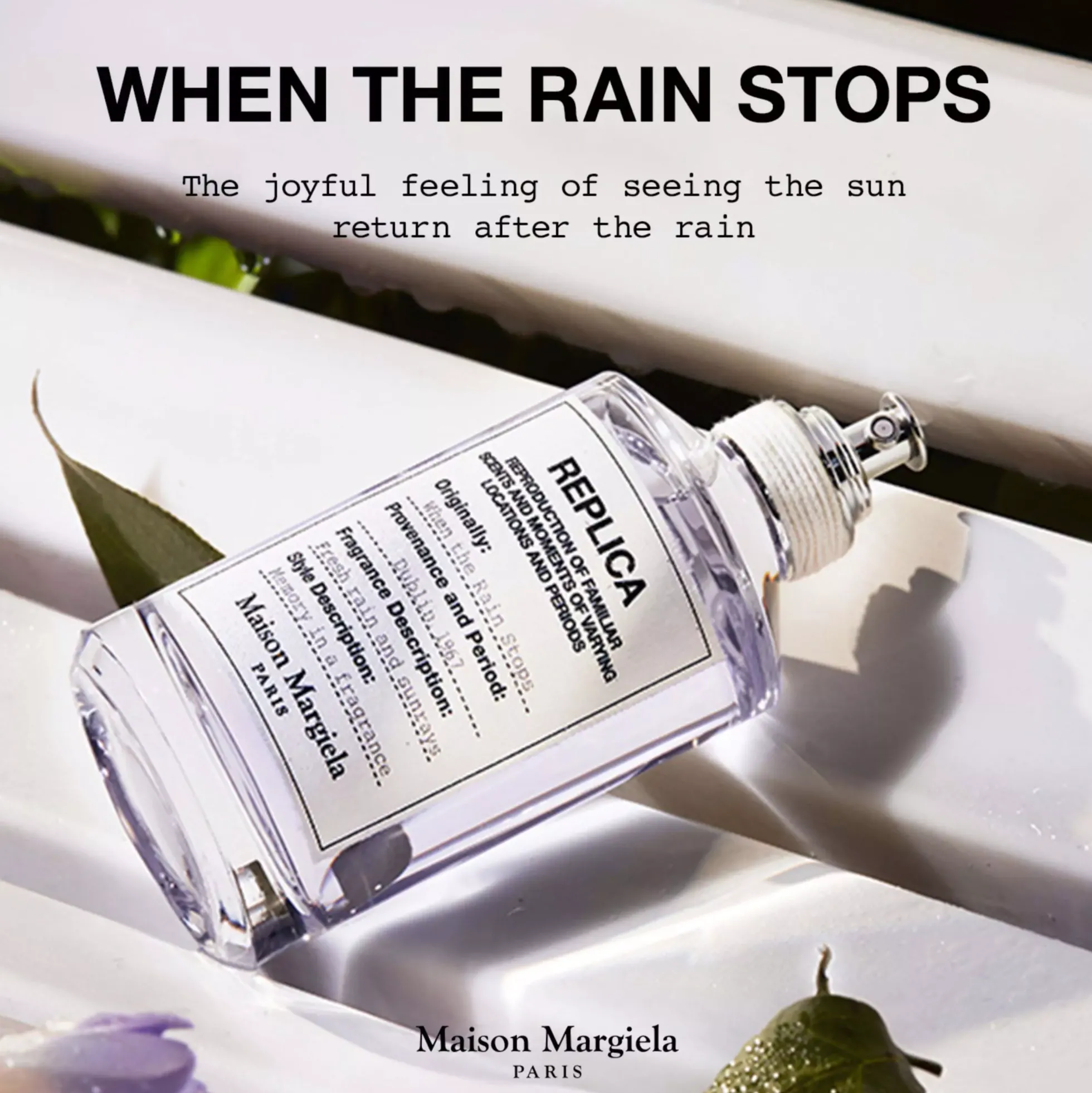 Maison MargielaReplica When the Rain Stops Eau de Toilette 100 ml