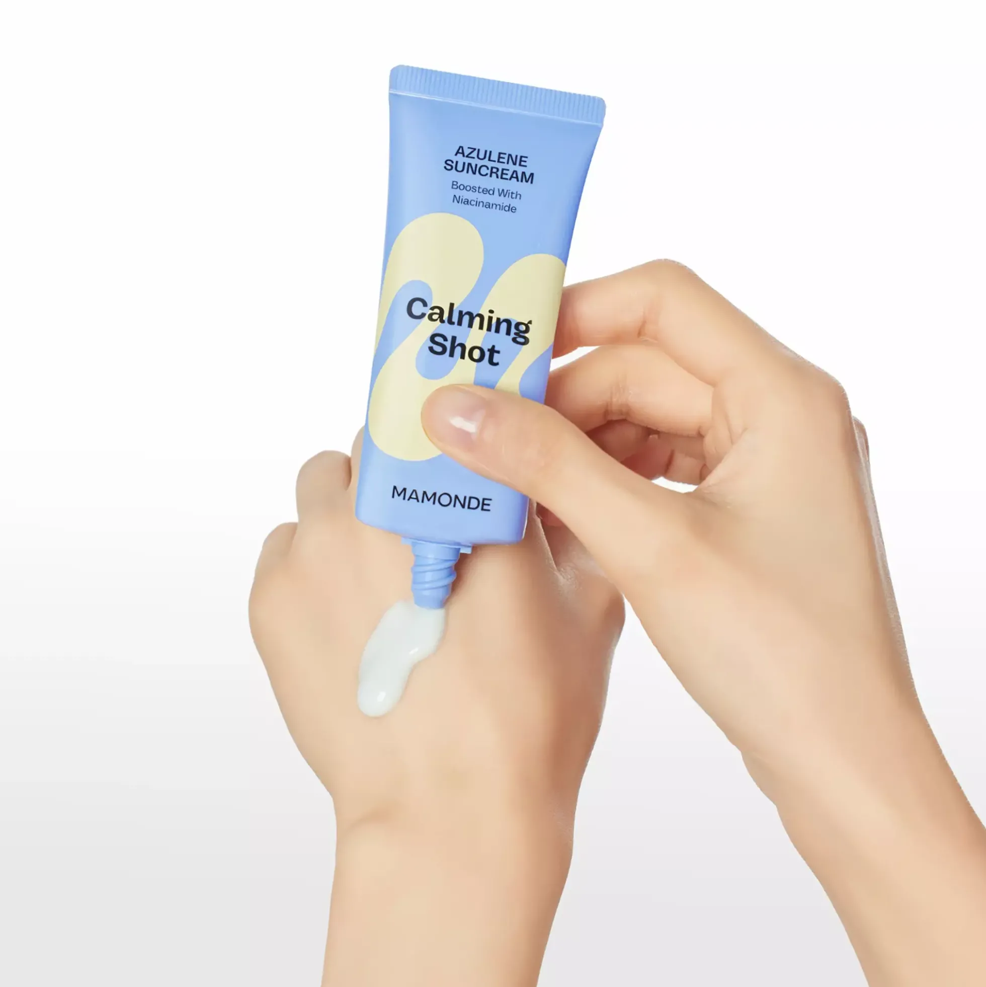 Mamonde Calming Shot Azulene Sun Cream SPF50 PA++++ 35 ml