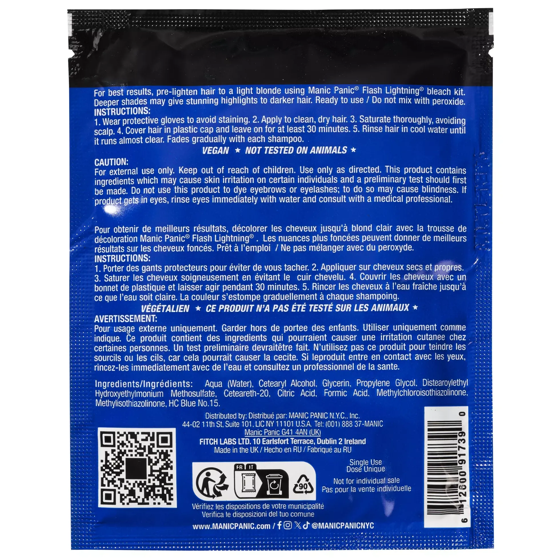 Manic PanicClassic High Voltage® Sachet Rockabilly® Blue