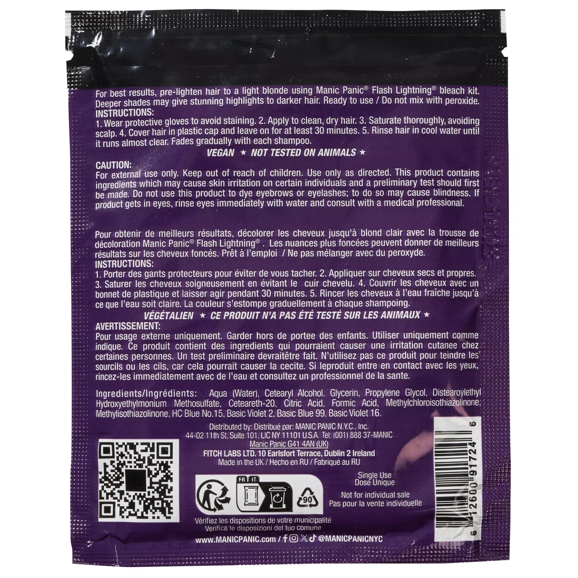 Manic PanicClassic High Voltage® Sachet Purple Haze®
