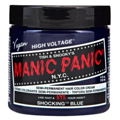 Manic Panic Semi-Permanent Hair Color Cream Shocking Blue