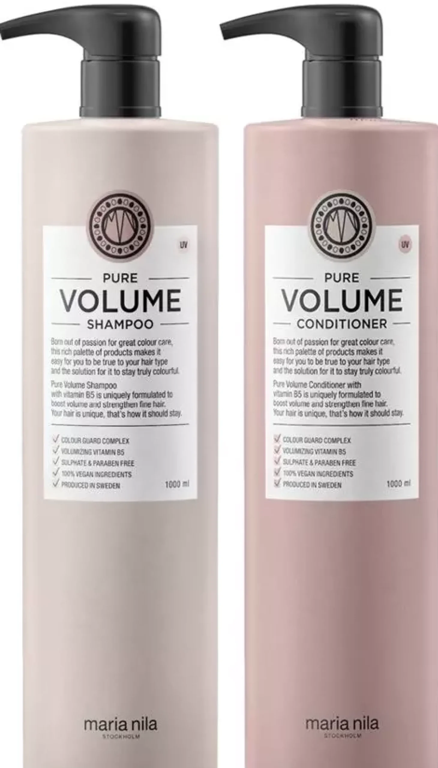 maria nilaPure Volume Bundle Shampoo Bundle Shampoo 1000 ml & Conditioner 1000 ml