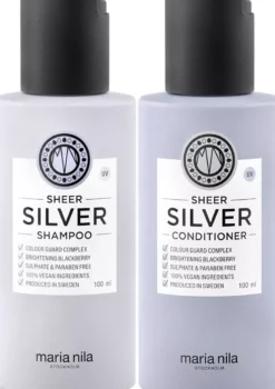 maria nilaSheer Silver Bundle Shampoo 100 ml & Conditioner 100 ml