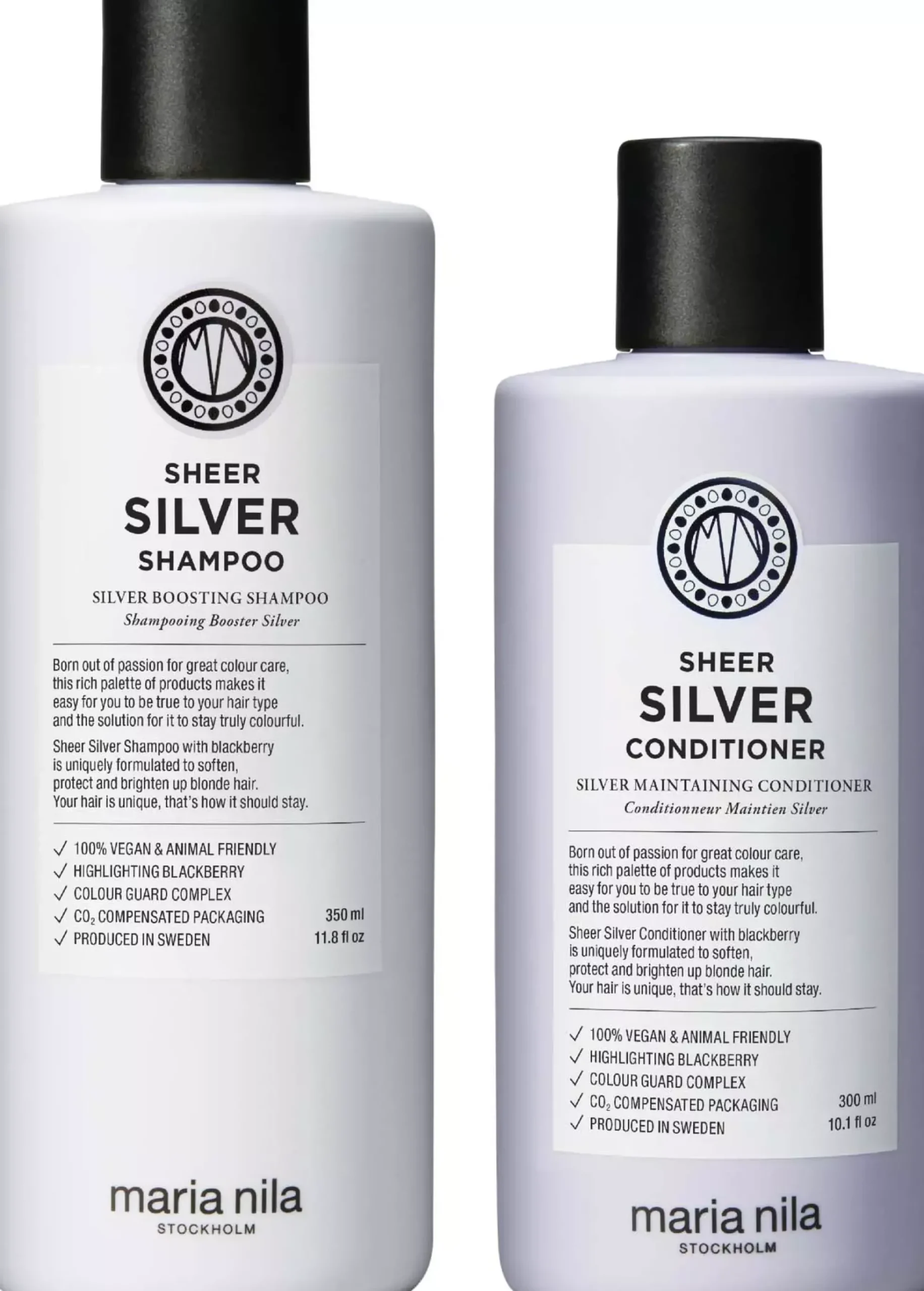 maria nilaSheer Silver Bundle Shampoo 350 ml & Conditione 300 ml