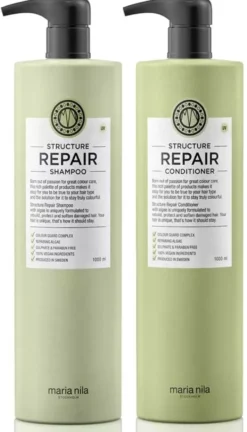 maria nilaStructure Repair Bundle Shampoo 1000 ml & Conditioner 1000 ml