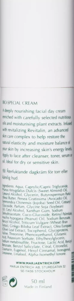 Marja Entrich Bio-Special Cream 50 ml