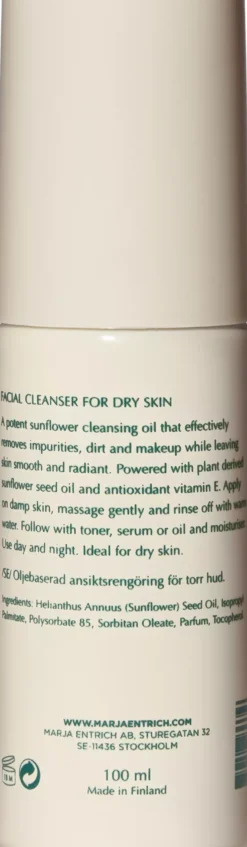 Marja Entrich Facial Cleanser For Dry Skin 100 ml