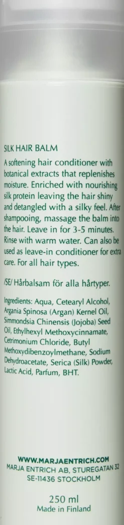 Marja Entrich Silk Hair Balm 250 ml