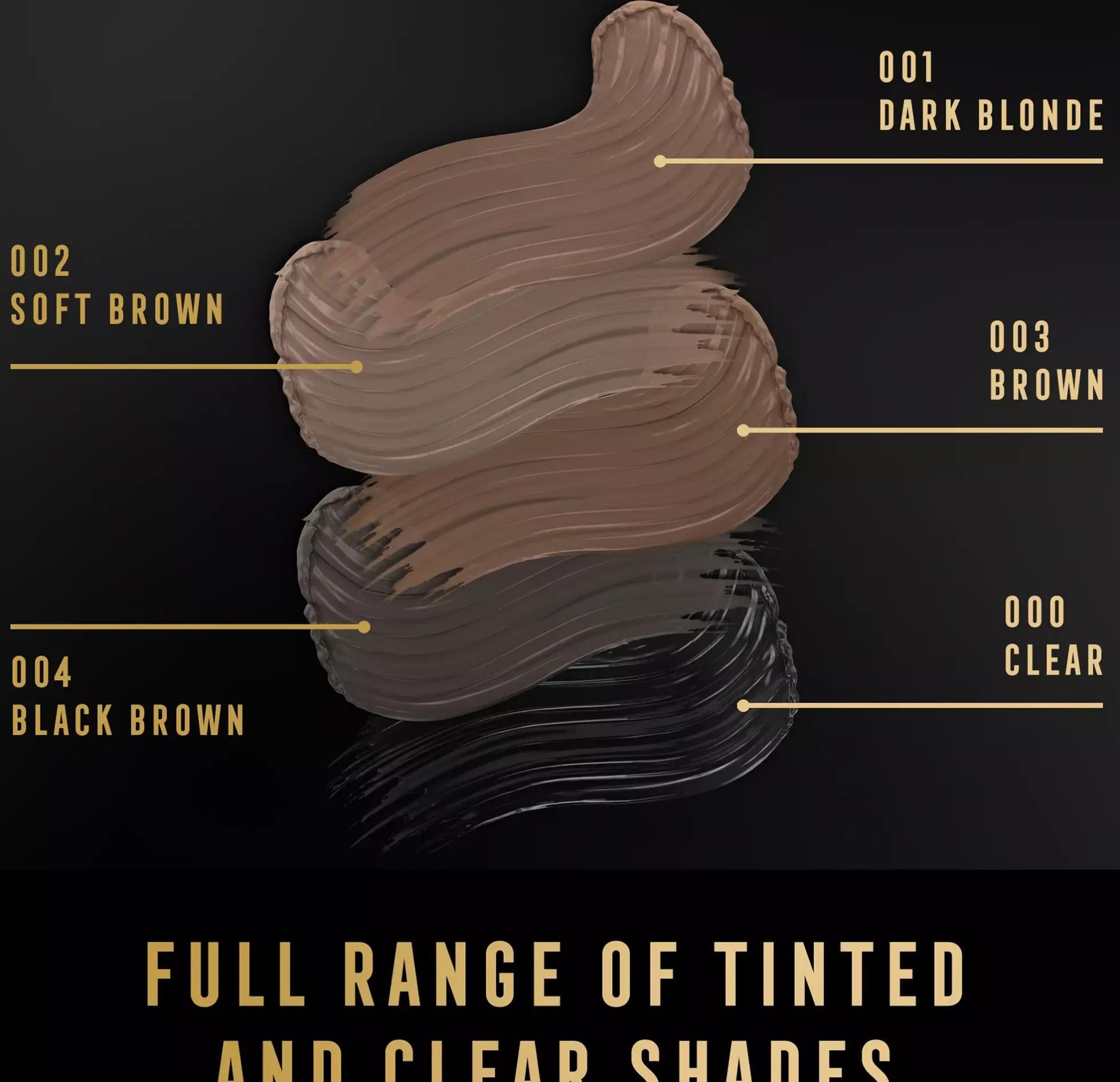 Max Factor2000 Calorie Brow Sculpt Gel 001 Dark Blonde