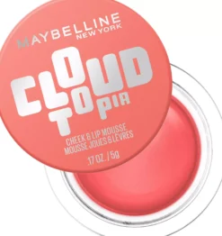 Maybelline New York Cloudtopia Cheek & Lip Mousse 5 Coral Illusion
