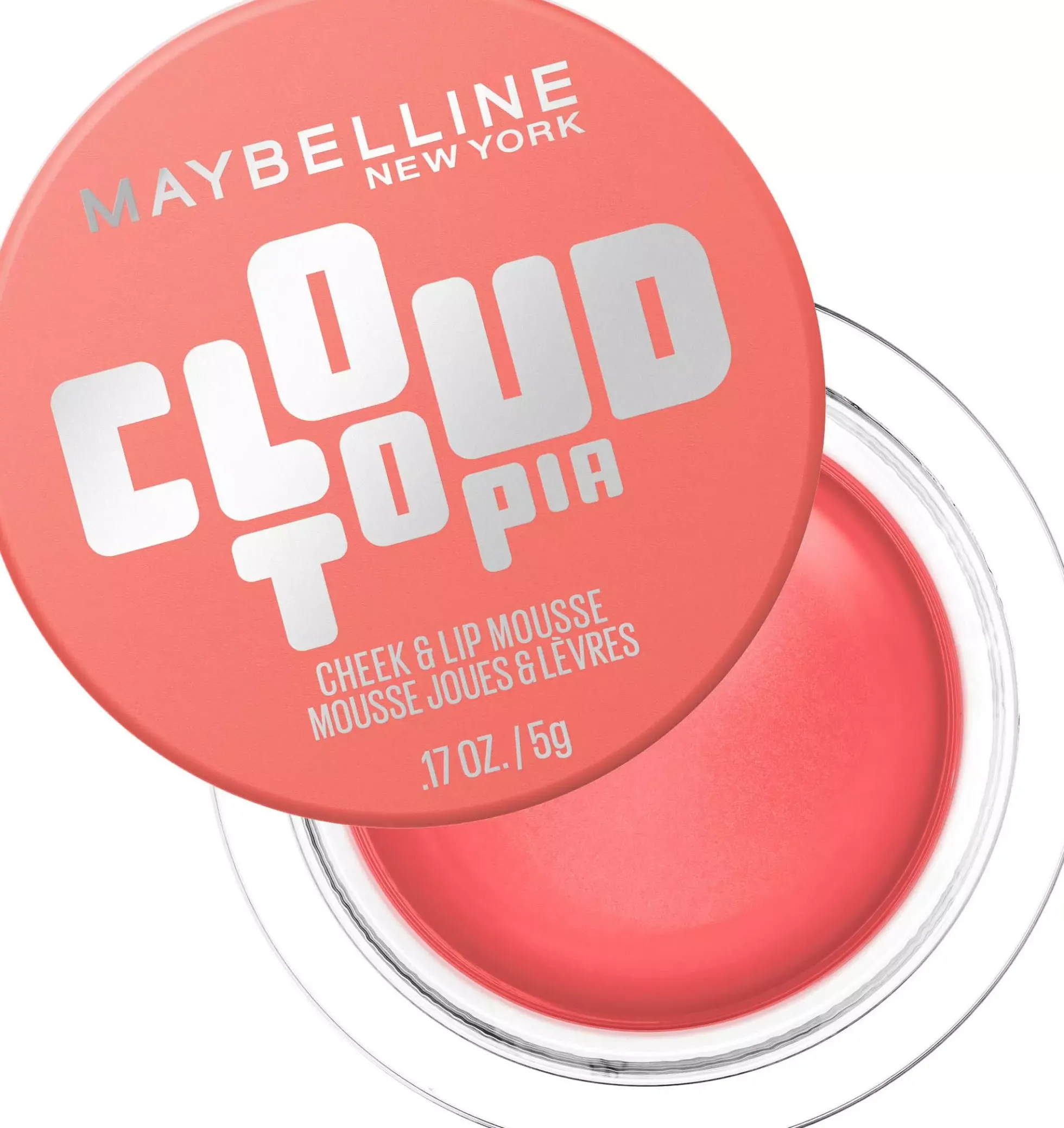 Maybelline New York Cloudtopia Cheek & Lip Mousse 5 Coral Illusion