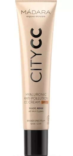 MádaraSkincare City CC Hyaluronic Anti-Pollution Cc Cream Spf 15 Beige
