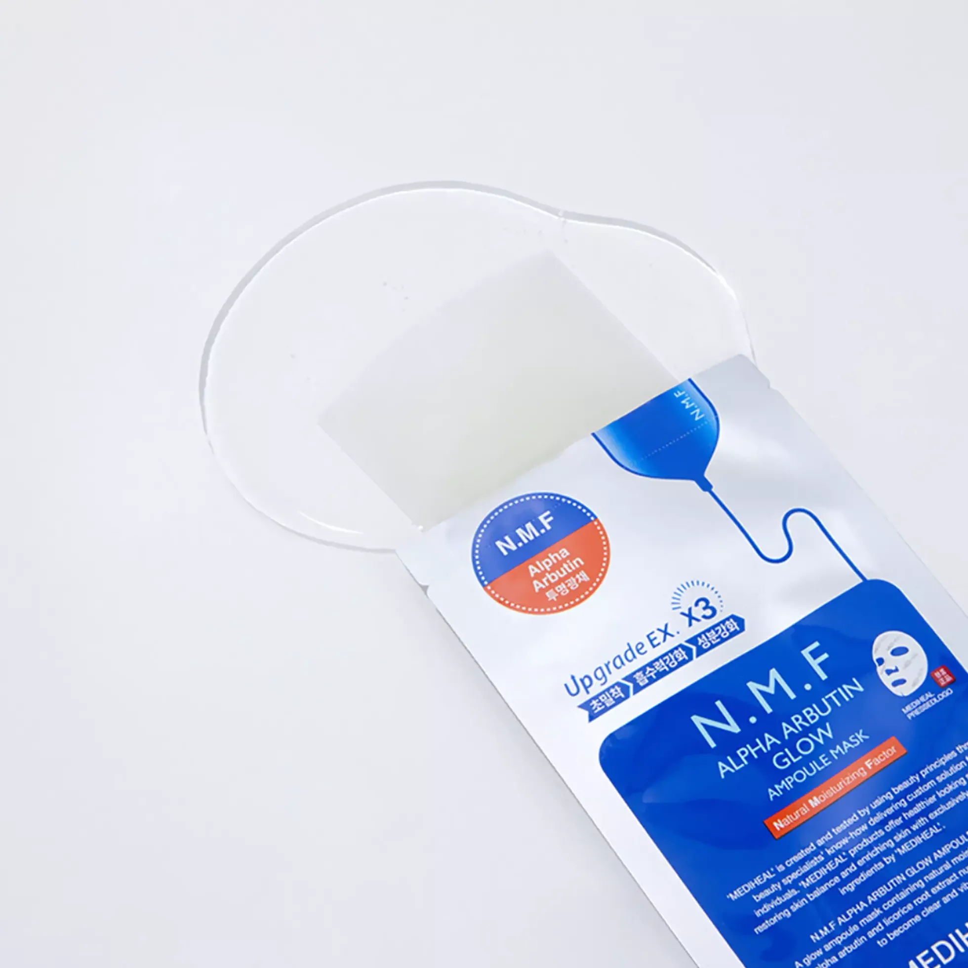 Mediheal N.M.F Alpha Arbutin Glow Ampoule Mask 1 st