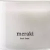MerakiFresh Linen Scented Candle Medium