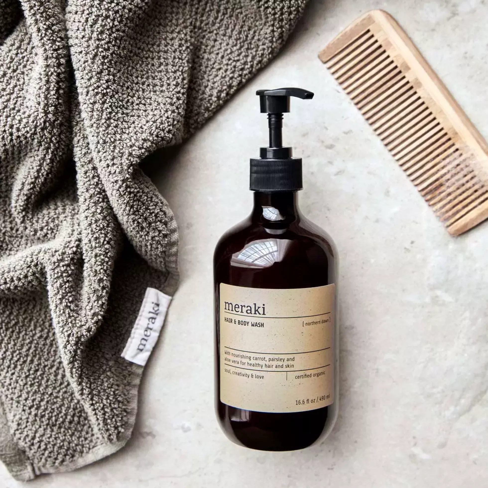 MerakiNorthern Dawn Hair & Body Wash 490 ml