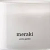 MerakiWhite Garden Scented Candle Small
