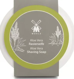 Mühle Aloe Vera Shaving Soap In Porcelain Bowl