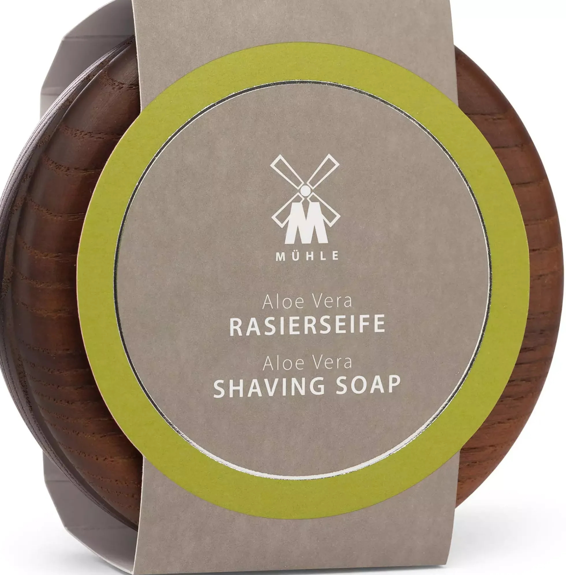 Mühle Aloe Vera Wooden Bowl with Shaving Soap 65 g