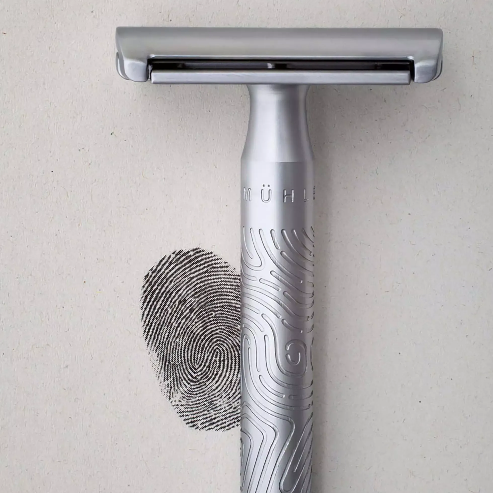 Mühle Companion Unisex Safety Razor Silver Matt Stone