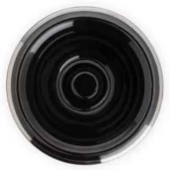 Mühle Porcelain Shaving Bowl Platinum Rim Black