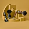 Mühle Rytmo Safety Razor Shaving Set Pure Badger Resin Petrol Blue