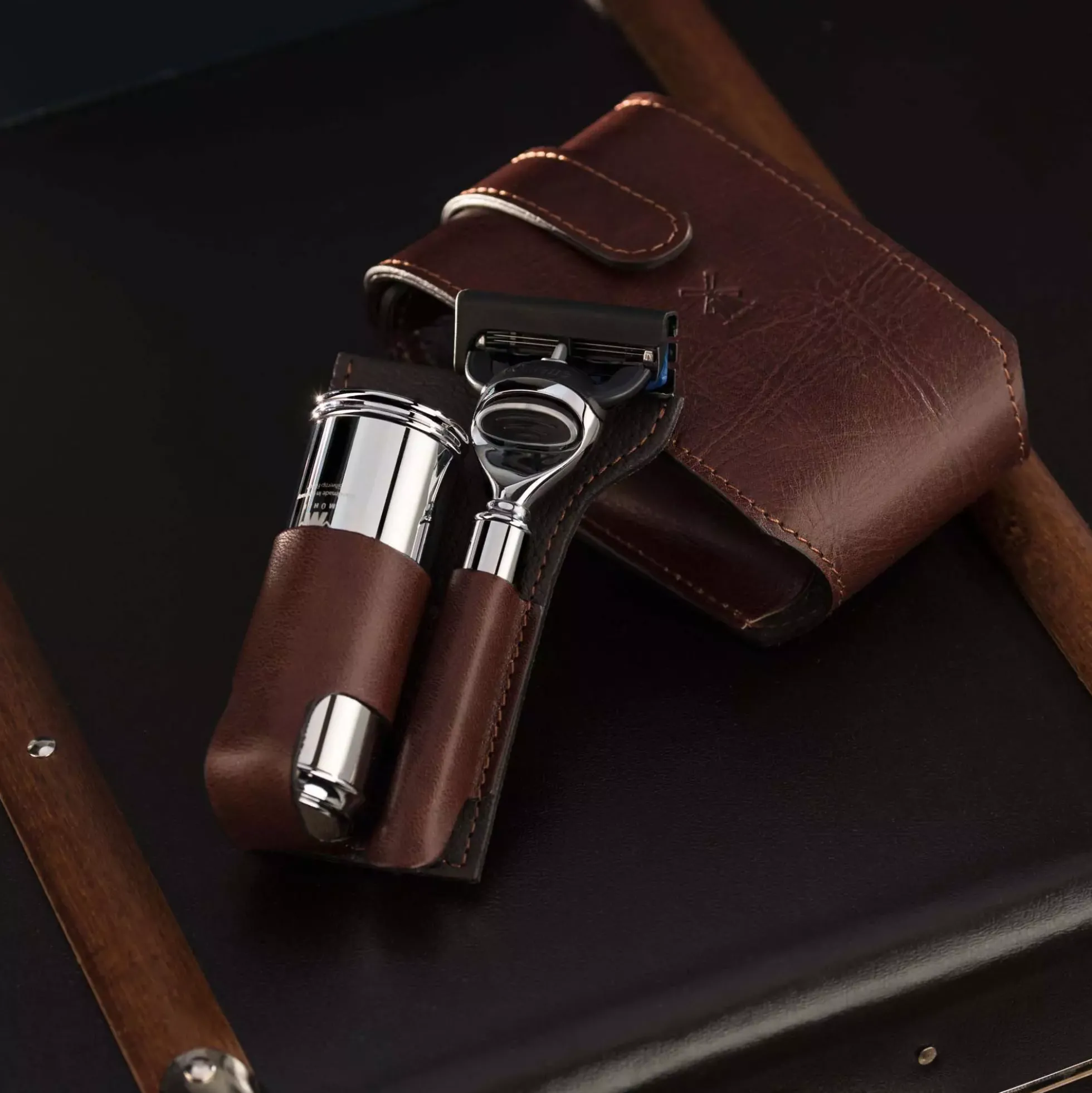 Mühle Syntetisk Reserakborste Chrome Silvertip