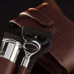 Mühle Syntetisk Reserakborste Chrome Silvertip