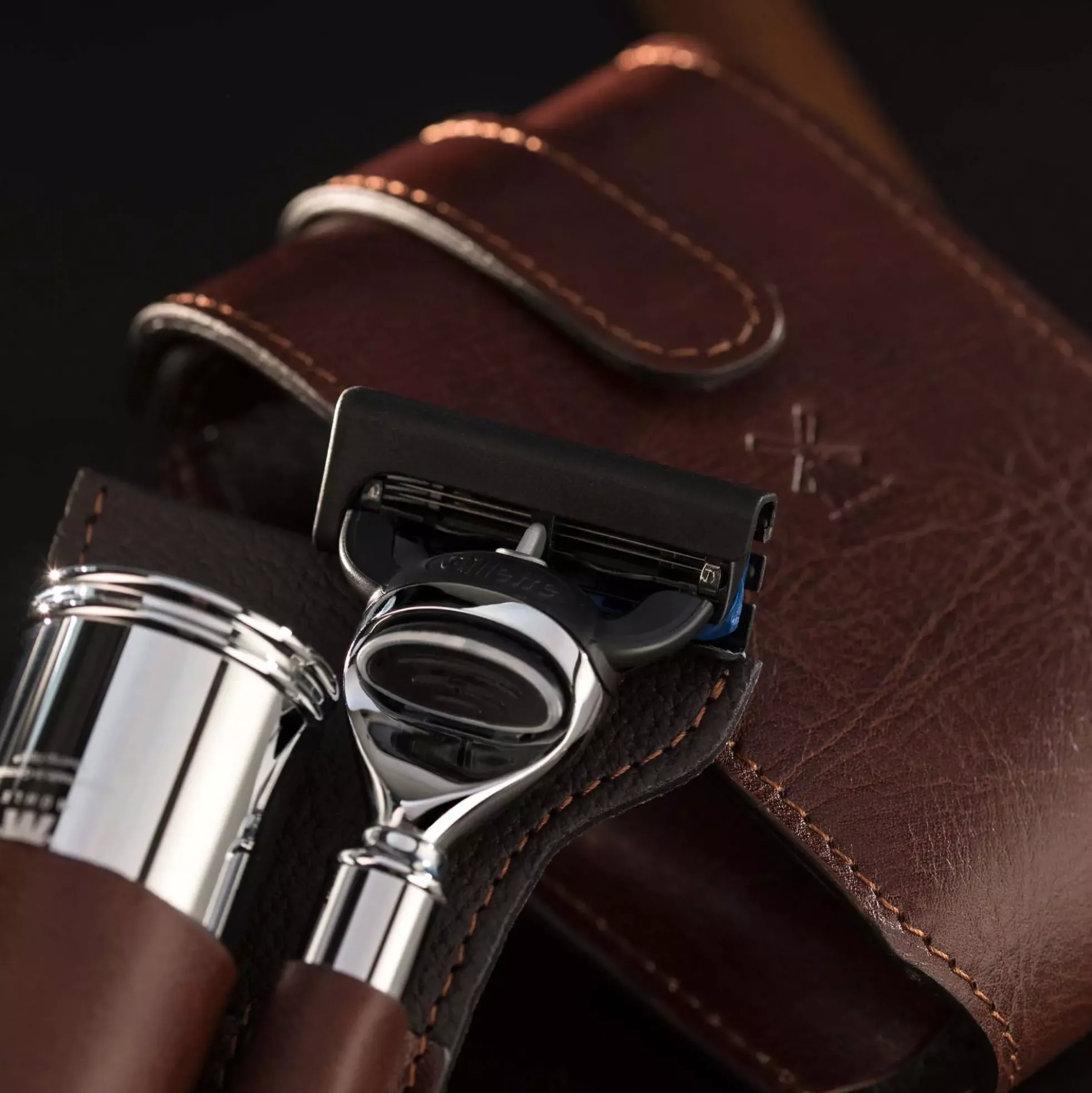 Mühle Syntetisk Reserakborste Chrome Silvertip