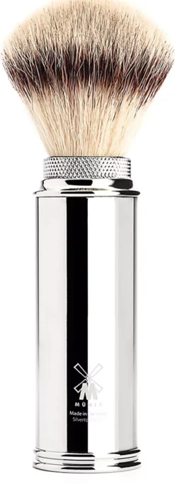 Mühle Syntetisk Reserakborste Chrome Silvertip