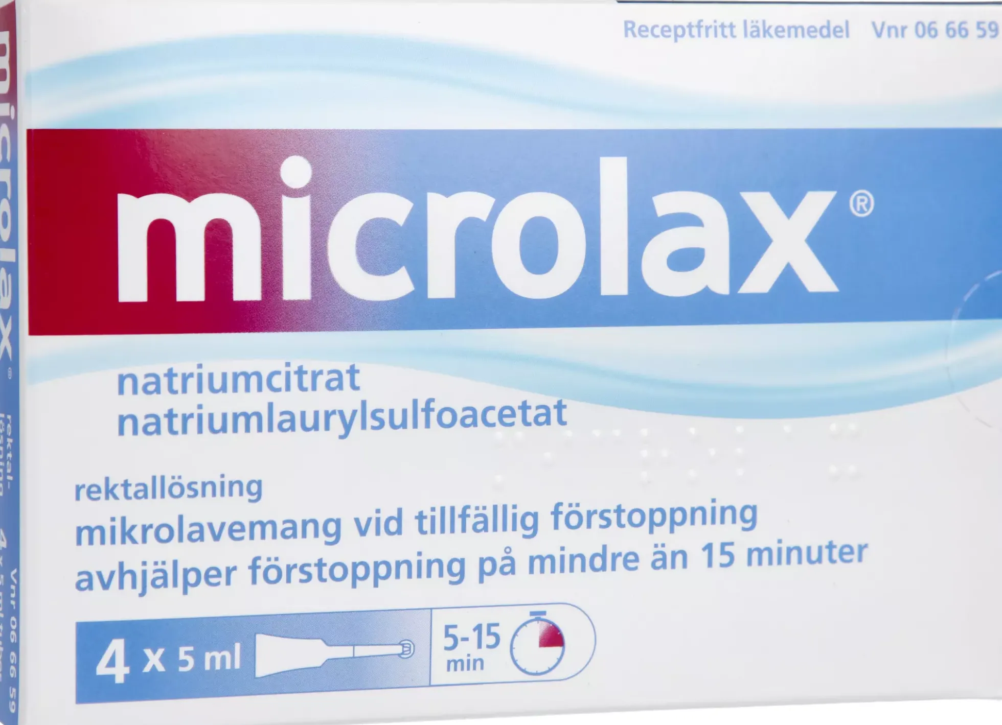 Microlax Mikrolavemang 5ml 4 st