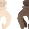 Mineas Haiclaws Set Of 2 Cream & Taupe Multicolored
